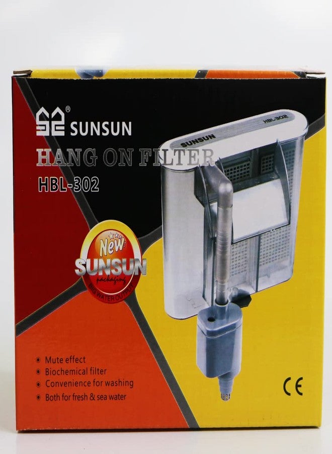 سان سان فلتر SunSun HBL-302 90 جالون/ساعة معلق خلفي رفيع - Image 1